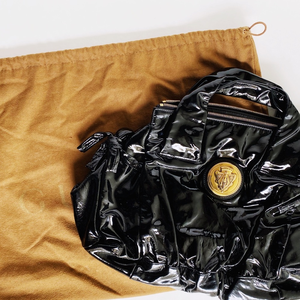 Gucci Black Patent Leather Hysteria